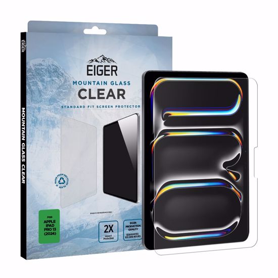 Picture of Eiger Eiger Mountain Glass CLEAR Tablet Screen Protector for Apple iPad Pro 13 (2024)